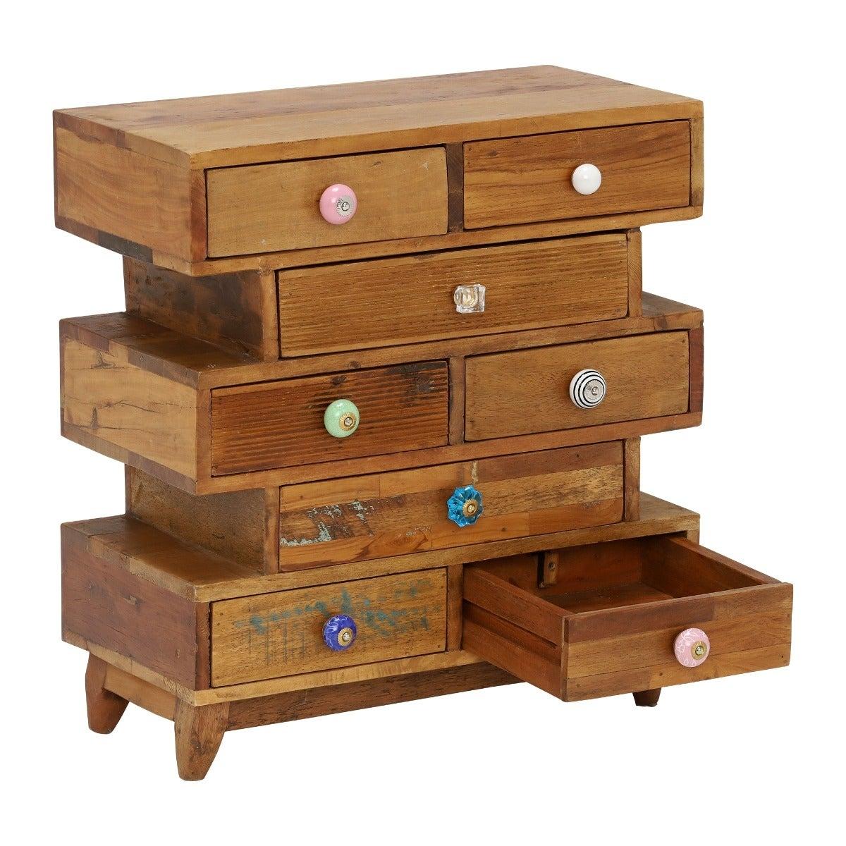 Little Tree Furniture Shimla 8 Chest of Drawers, Brown | Barker & Stonehouse – image 8
