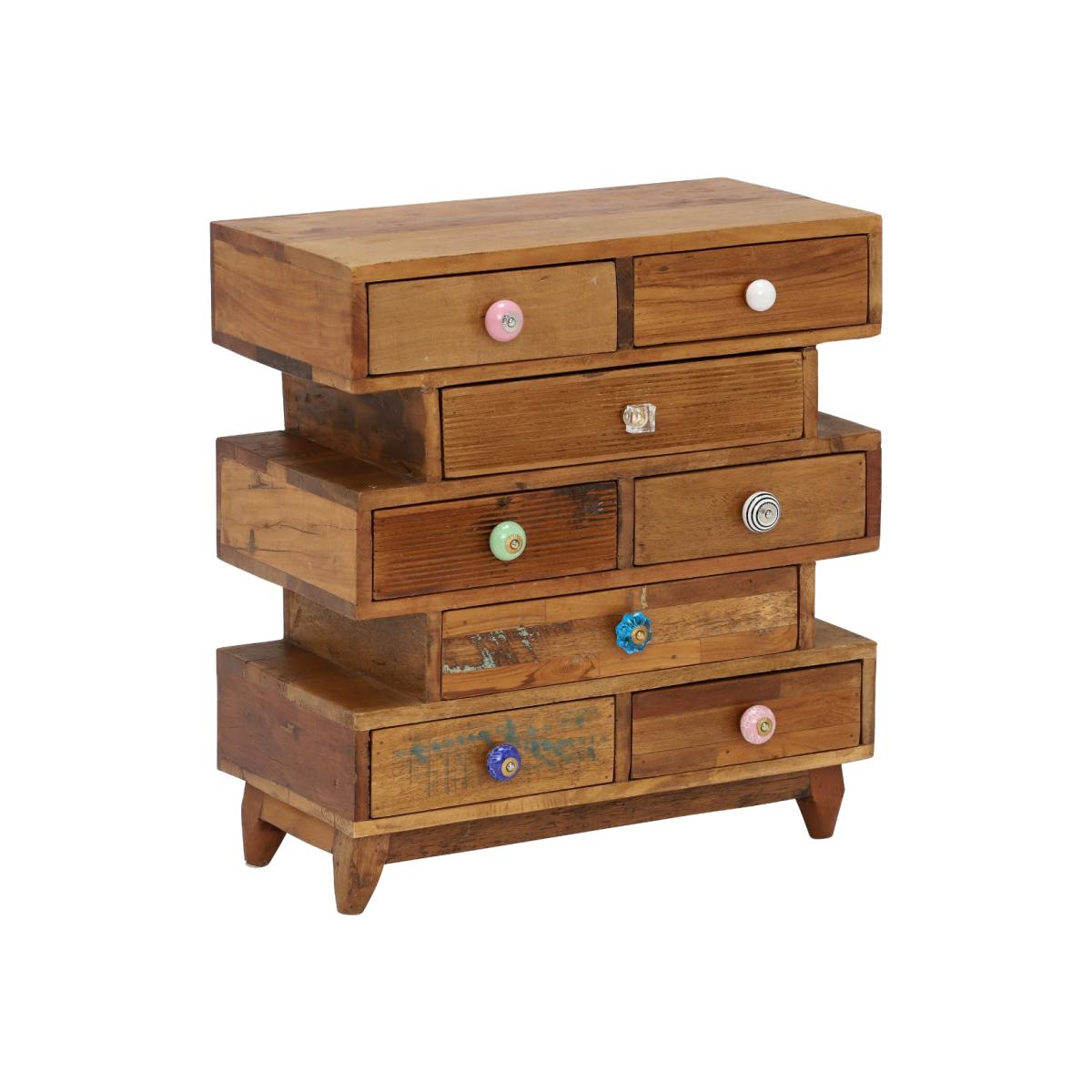 Little Tree Furniture Shimla 8 Chest of Drawers, Brown | Barker & Stonehouse – image 1