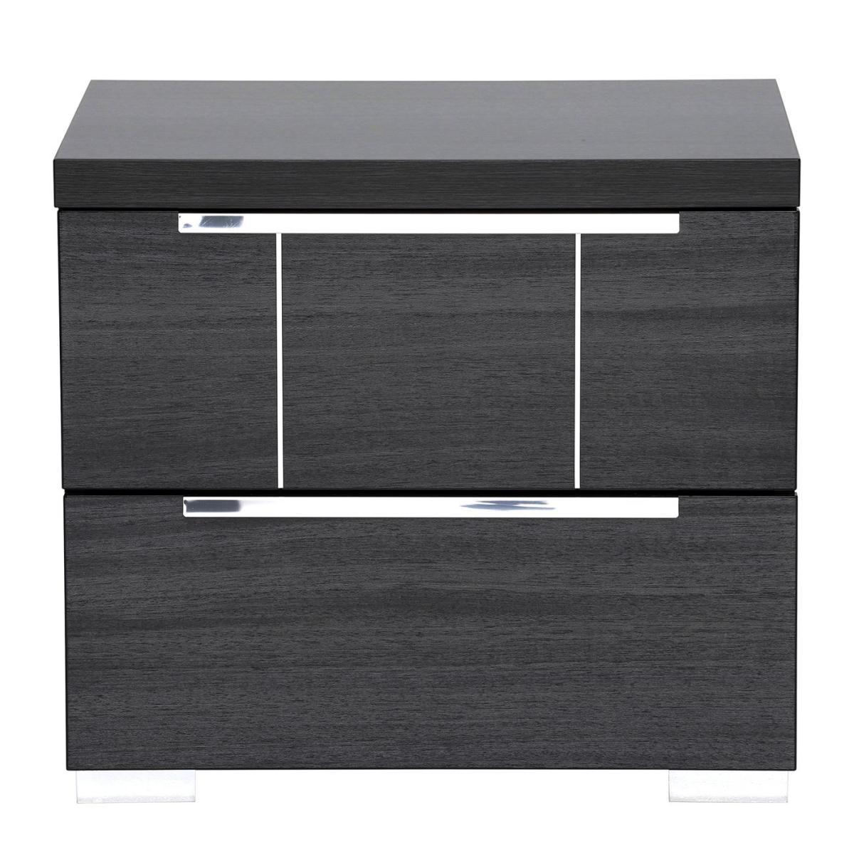 Versilia Nightstand, Grey Koto High Gloss – image 2