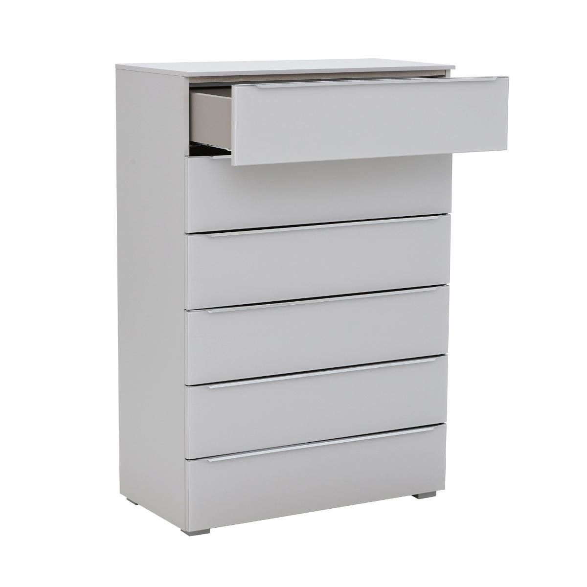 Nordkette 6 Drawer Wide Chest, Grey | Barker & Stonehouse – image 3