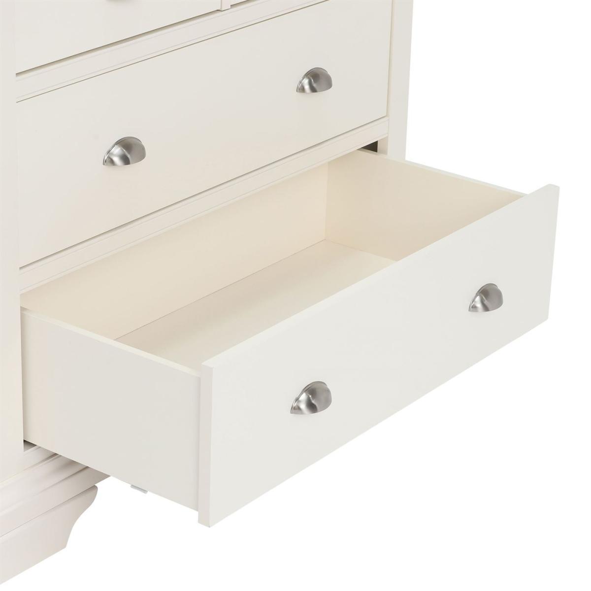 Carrington 2+2 Drawer Chest, Ivory and Oak – image 6