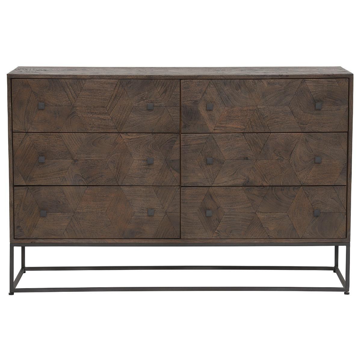 Mojave 6 Drawer Chest, Mango Wood – image 2