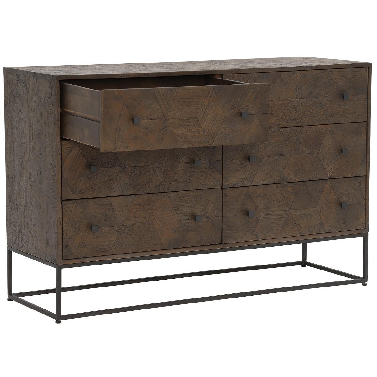 Mojave 6 Drawer Chest, Mango Wood – image 3