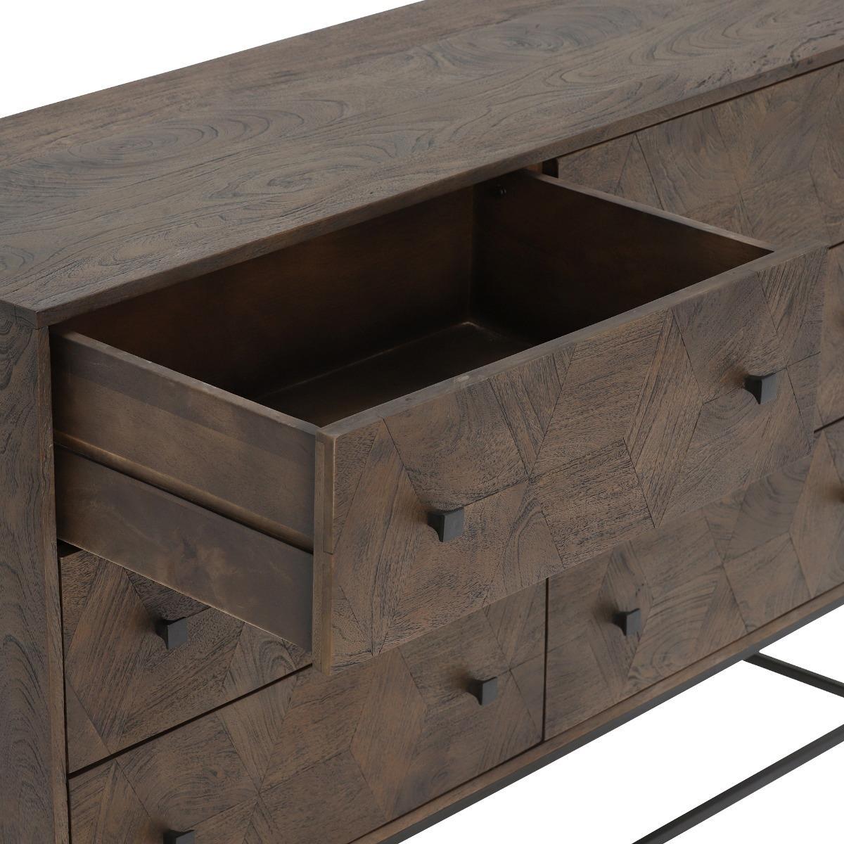 Mojave 6 Drawer Chest, Mango Wood – image 4