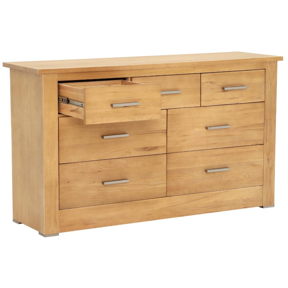 Ibex 3+4 Drawer Chest, Brown Oak Wood | Barker & Stonehouse – image 3