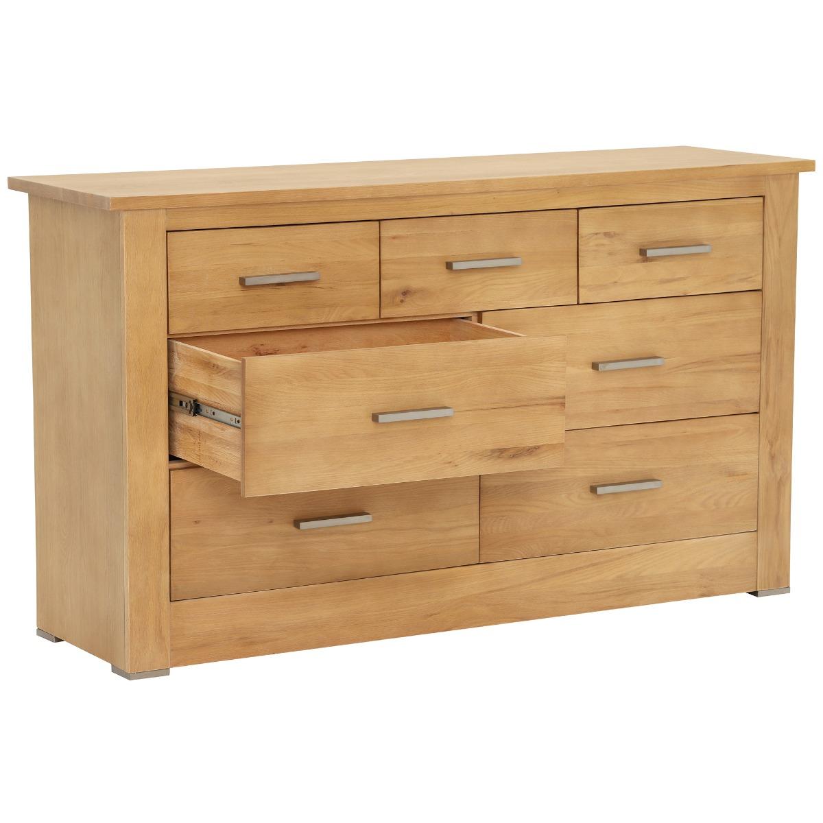 Ibex 3+4 Drawer Chest, Brown Oak Wood | Barker & Stonehouse – image 4