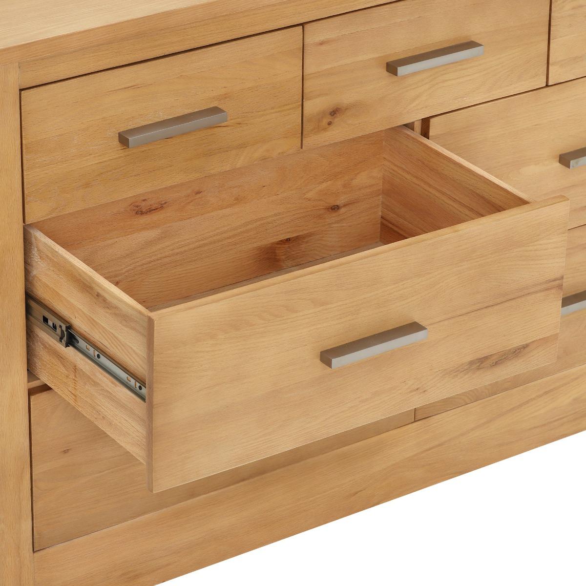 Ibex 3+4 Drawer Chest, Brown Oak Wood | Barker & Stonehouse – image 5