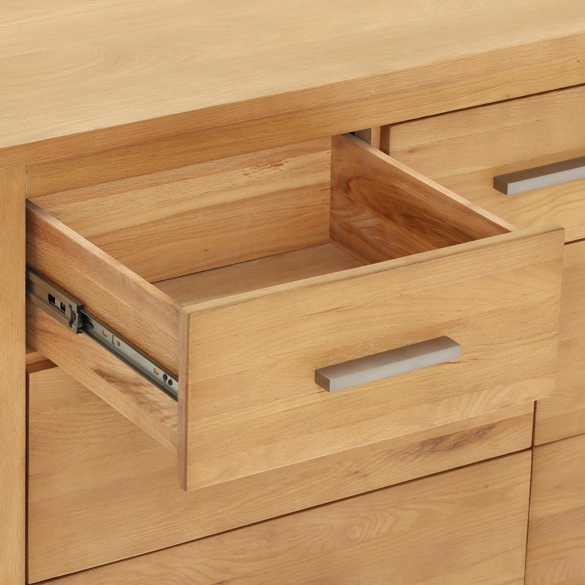 Ibex 3+4 Drawer Chest, Brown Oak Wood | Barker & Stonehouse – image 6