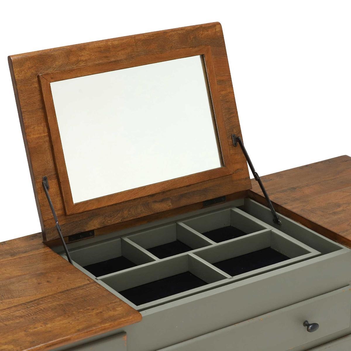 Maison 7 Drawer Chest with Jewellery Tray, Albany and Moss Grey – image 4