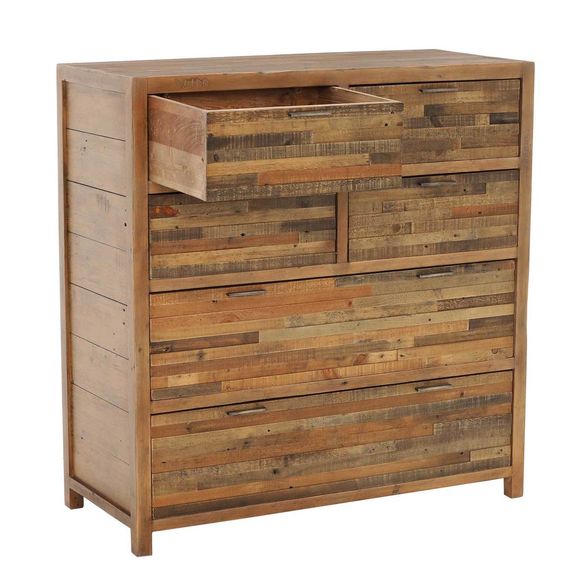 Charlie Reclaimed Wood 6 Drawer Chest Cabinet – image 4