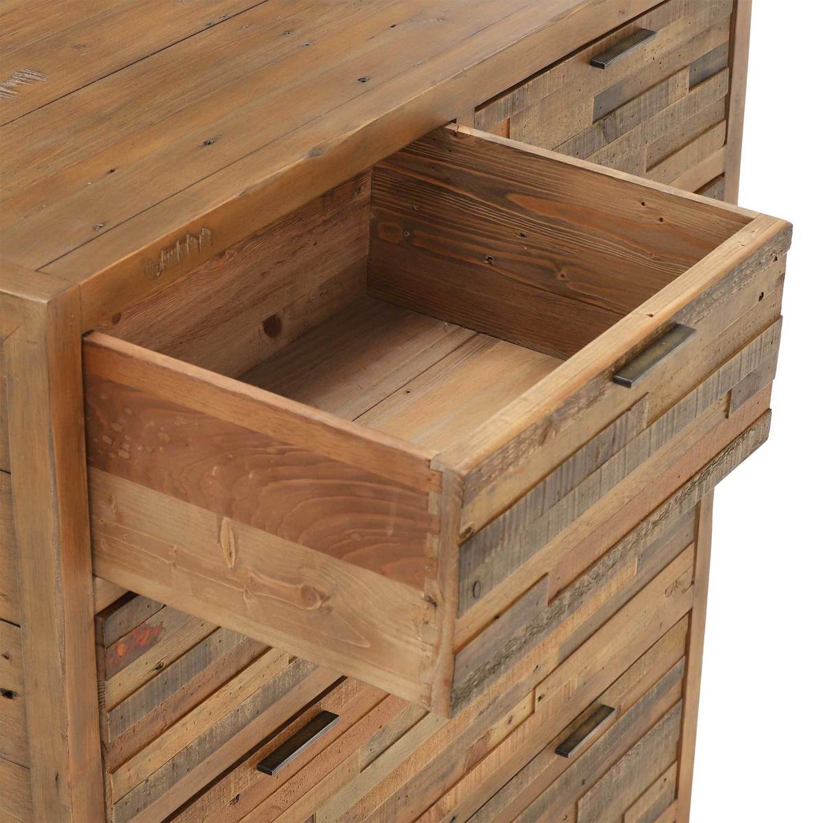 Charlie Reclaimed Wood 6 Drawer Chest Cabinet – image 5