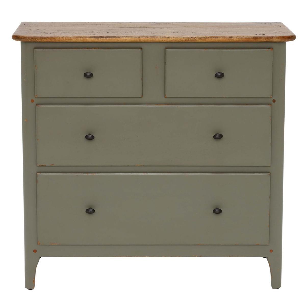 Maison 4 Drawer Chest, Albany and Moss Grey – image 2