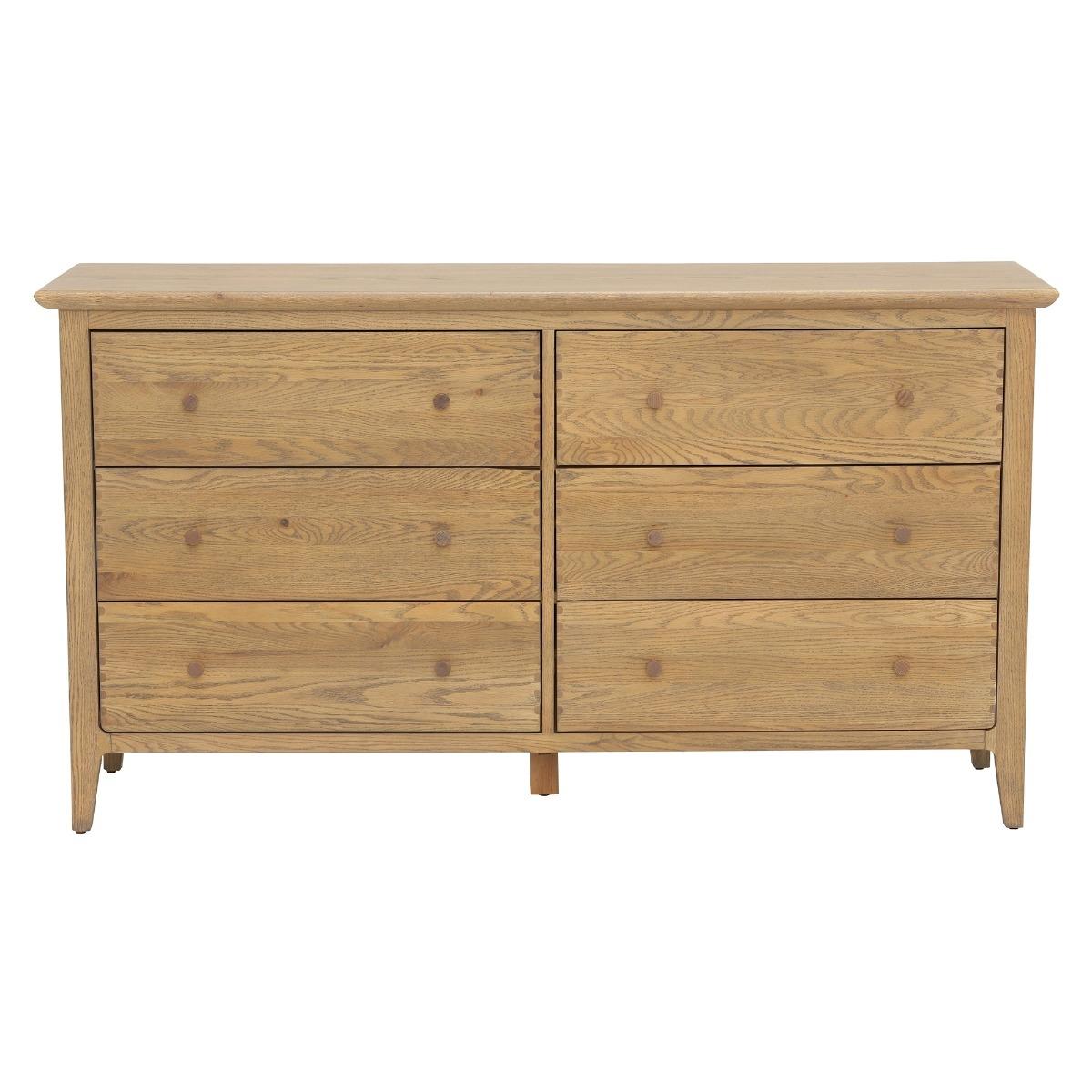 Runswick 6 Drawer Chest, 776 Oak Wood | Barker & Stonehouse – image 2