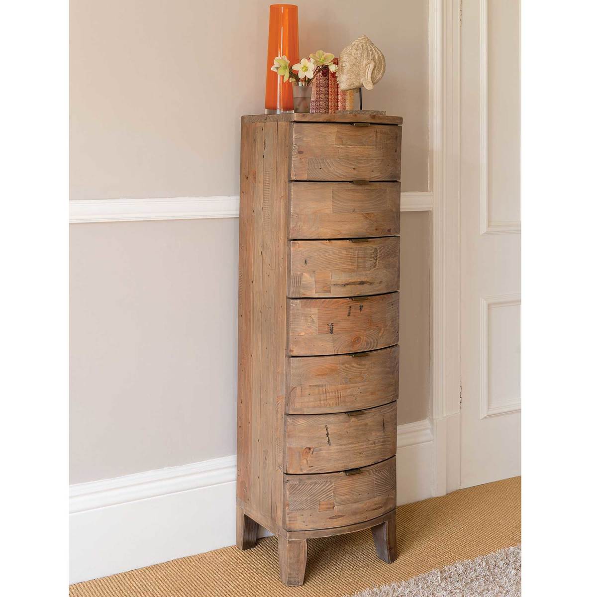 Rye Reclaimed Wood Tall 7 Drawer Chest – image 3