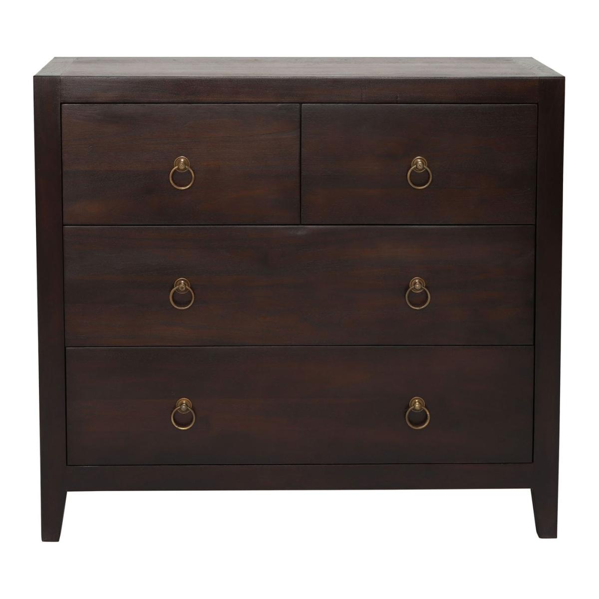 Malay 2 & 2 Drawer Chest, Brown Wood | Barker & Stonehouse – image 2