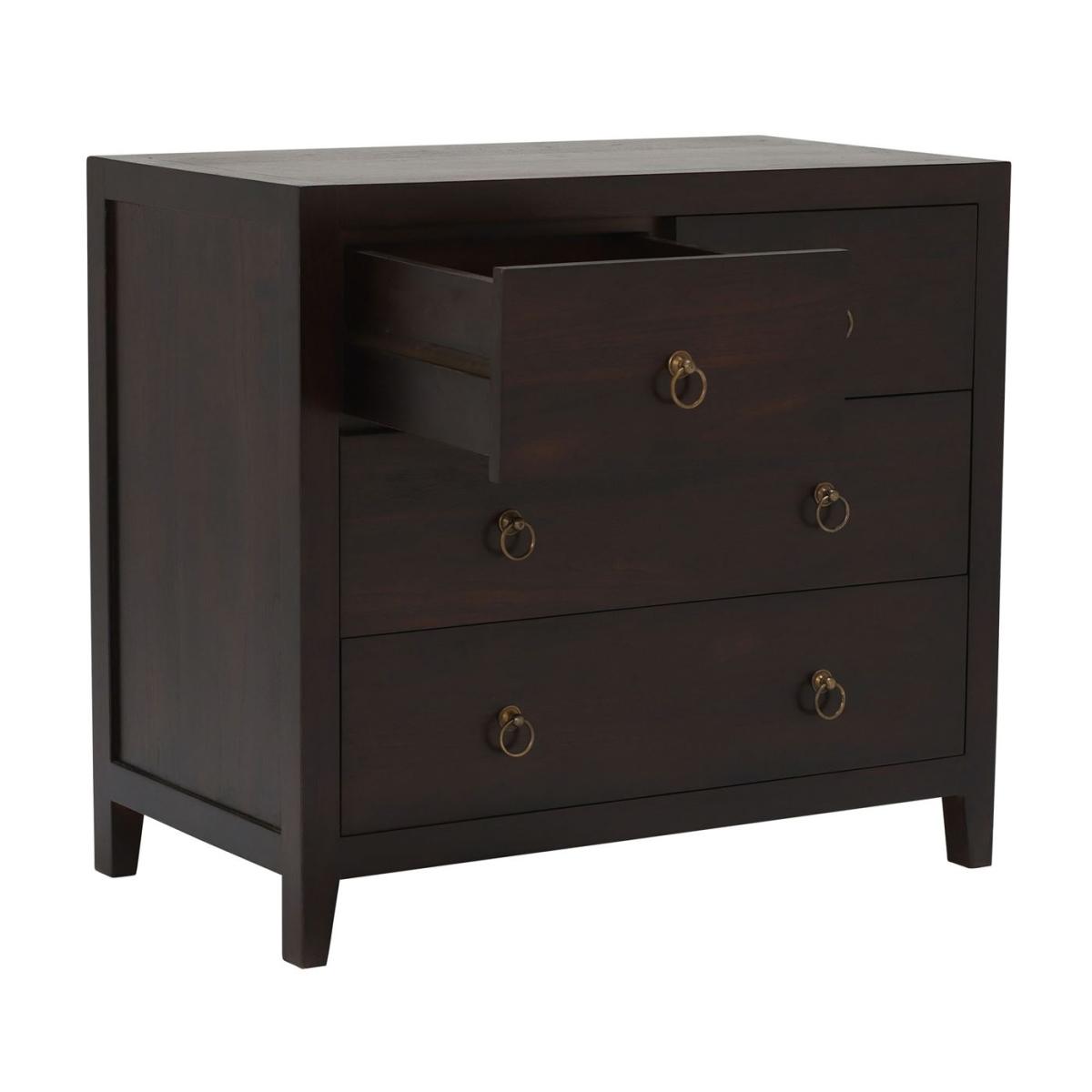 Malay 2 & 2 Drawer Chest, Brown Wood | Barker & Stonehouse – image 3