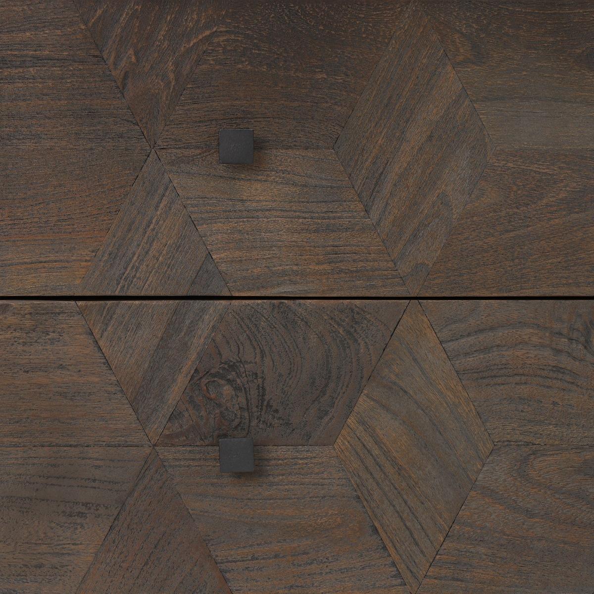 Mojave 3 Drawer Chest, Brown Mango Wood | Barker & Stonehouse – image 6
