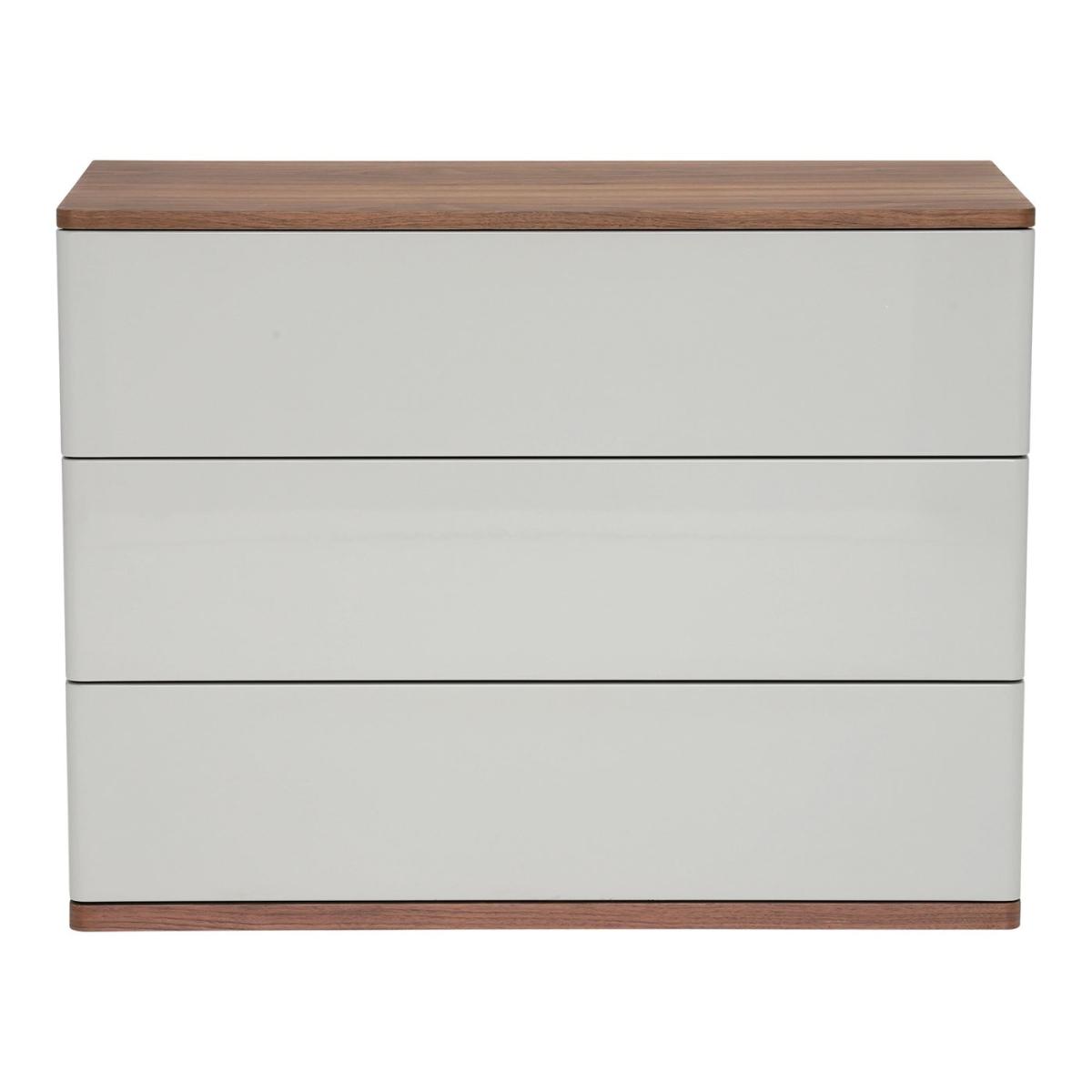 Vivika 3 Drawer Chest, Grey Wood | Barker & Stonehouse – image 2