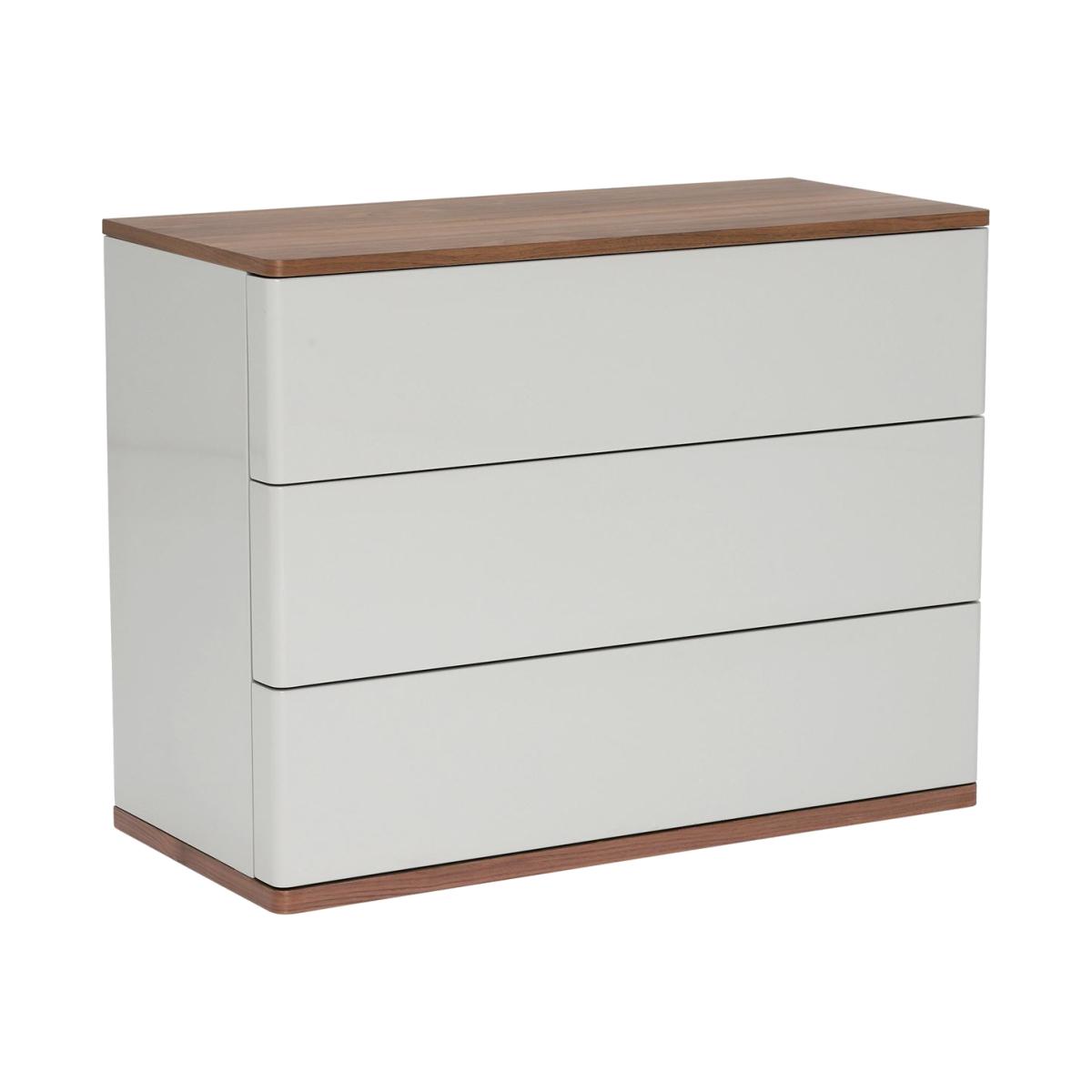 Vivika 3 Drawer Chest, Grey Wood | Barker & Stonehouse – image 1