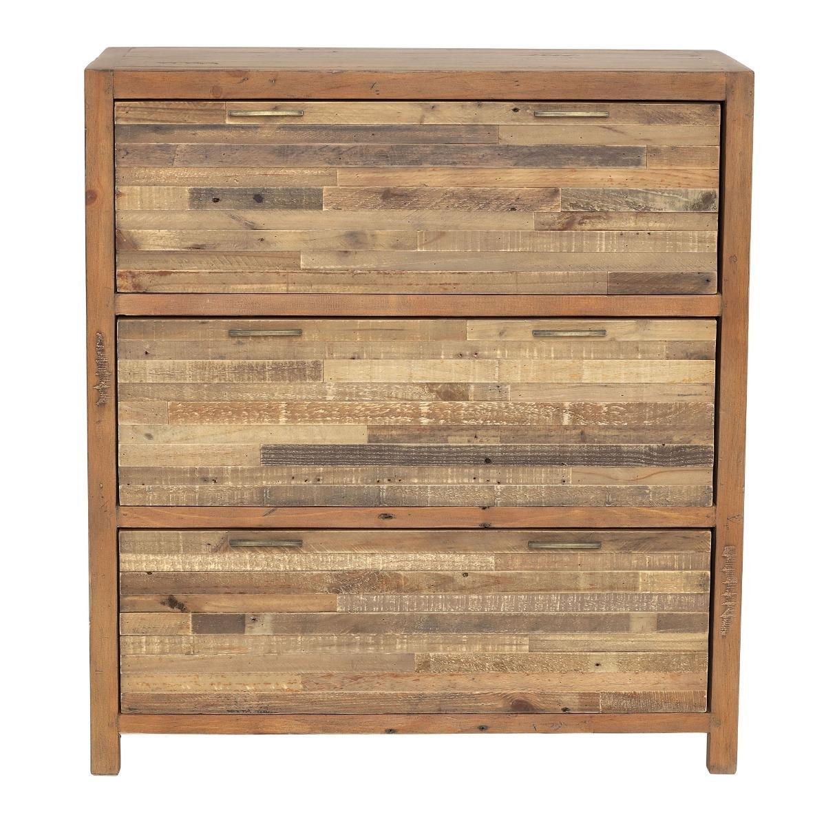Charlie Reclaimed Wood 3 Drawer Chest – image 3