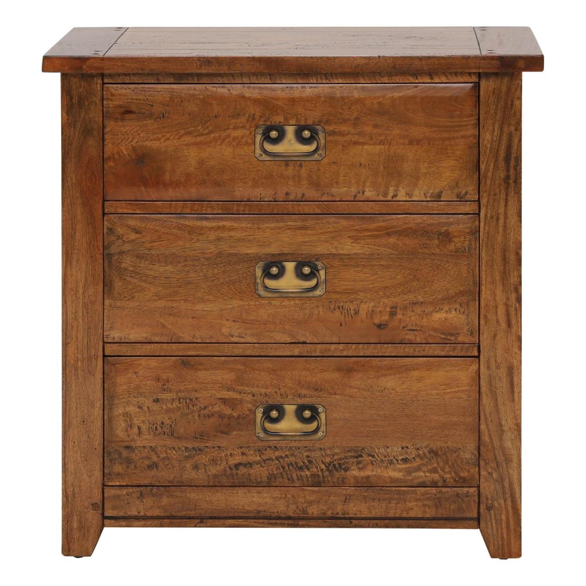 New Frontier Mango Wood 3 Drawer Chest | Barker & Stonehouse – image 2
