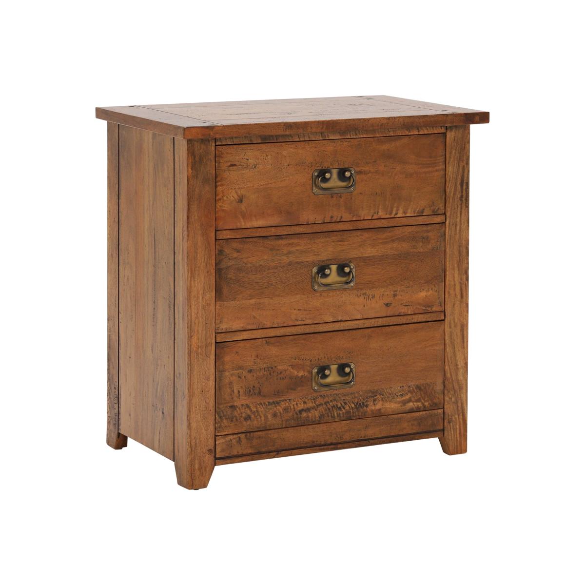 New Frontier Mango Wood 3 Drawer Chest | Barker & Stonehouse – image 1