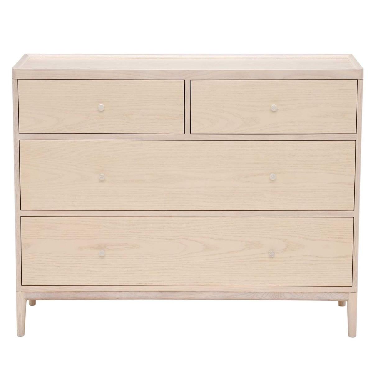 Ercol Salina 4 Drawer Wide Chest Wood | Barker & Stonehouse – image 2