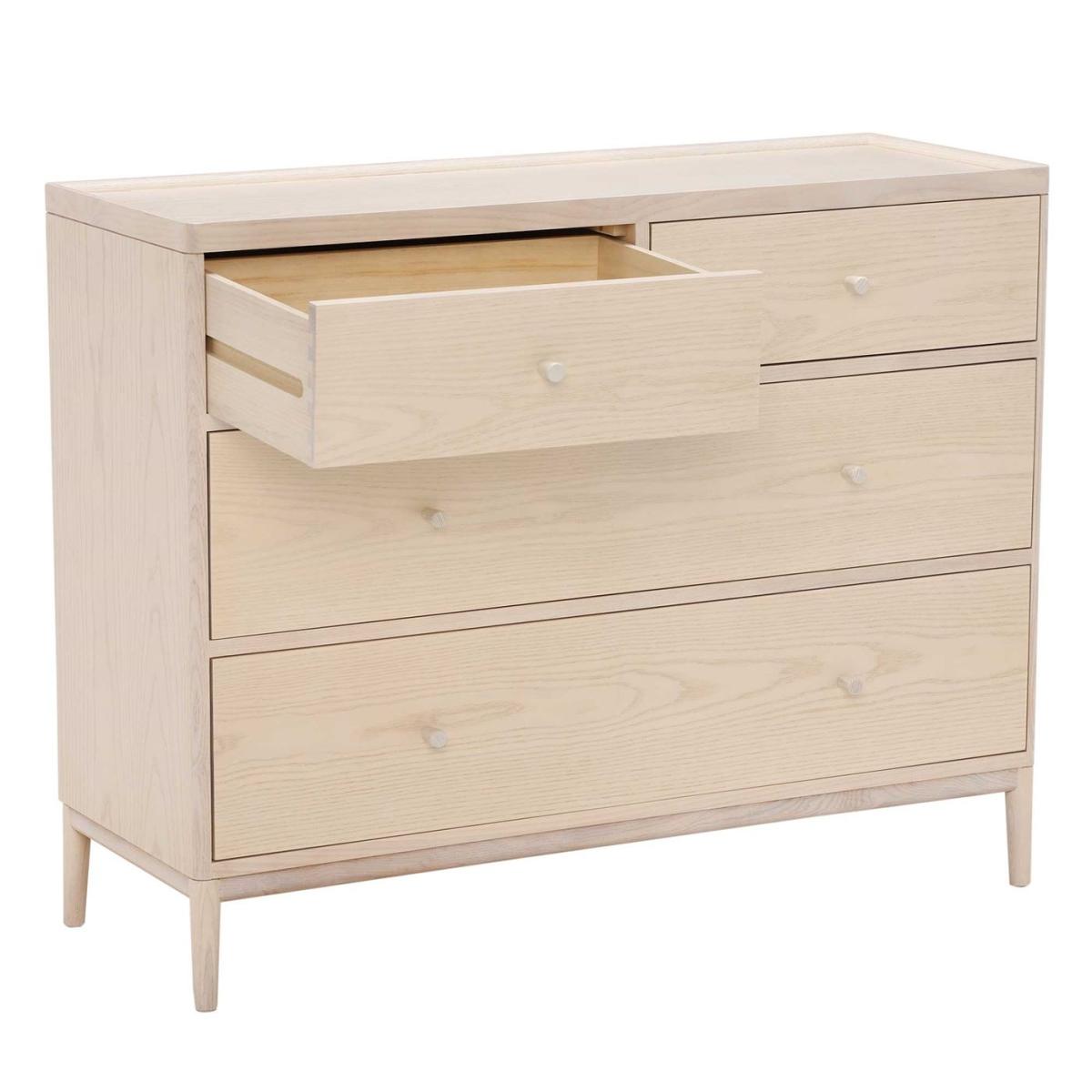 Ercol Salina 4 Drawer Wide Chest Wood | Barker & Stonehouse – image 3