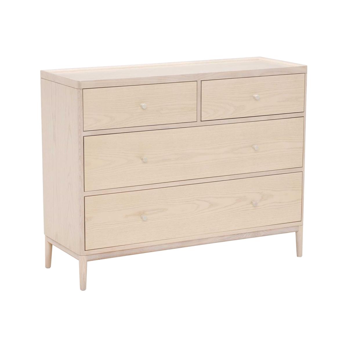 Ercol Salina 4 Drawer Wide Chest Wood | Barker & Stonehouse – image 1