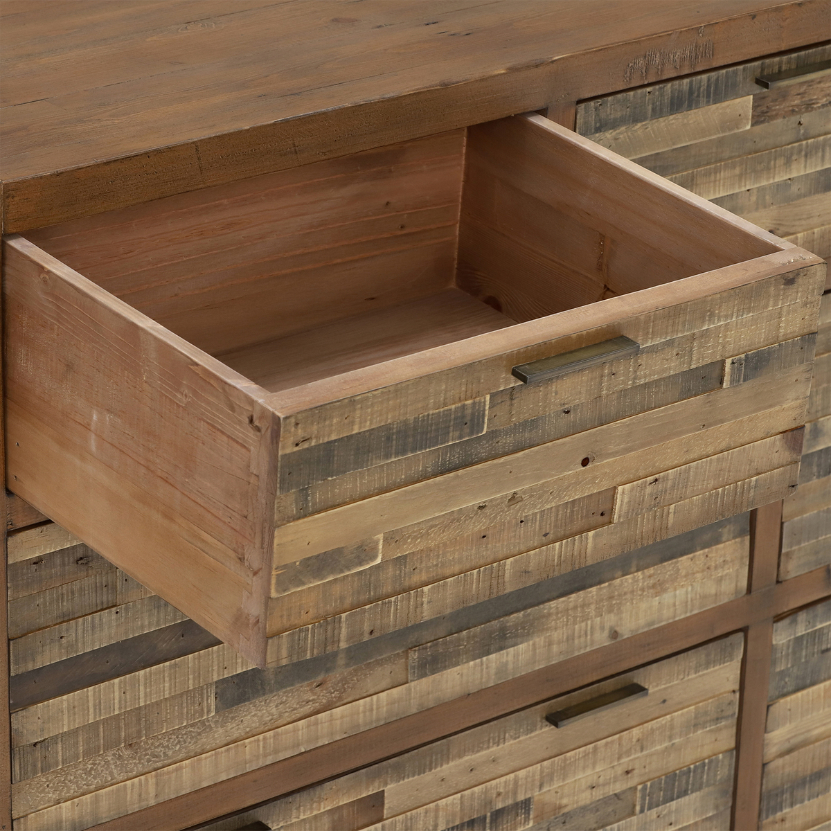 Charlie Reclaimed Wood 7 Drawer Dresser - Sideboard – image 4