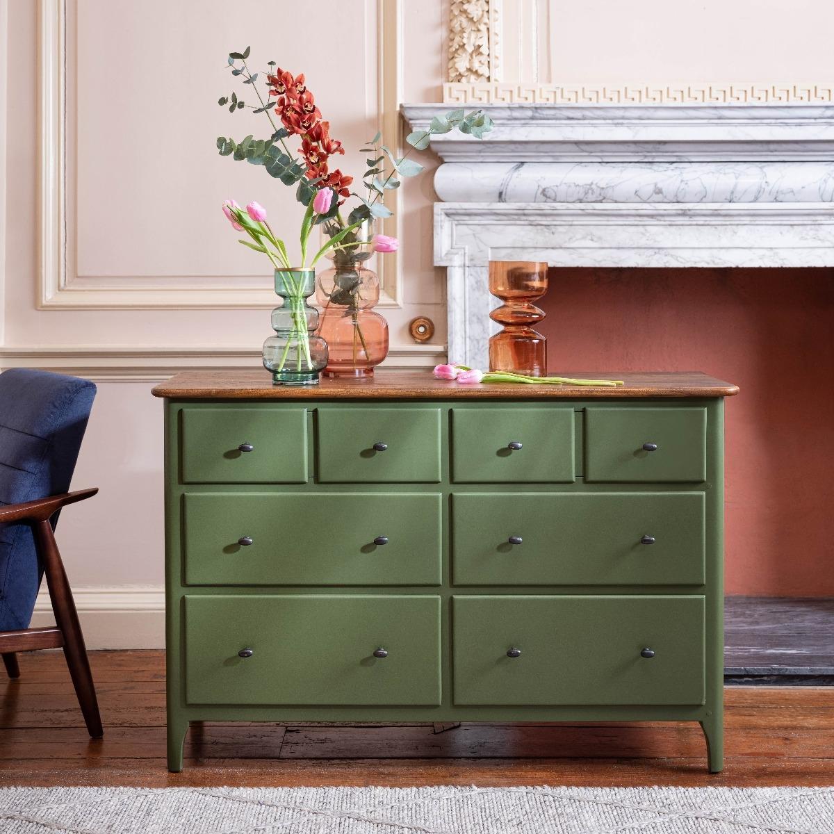 Theodore 6 Drawer Wide Chest Mango Wood | Barker & Stonehouse – image 2