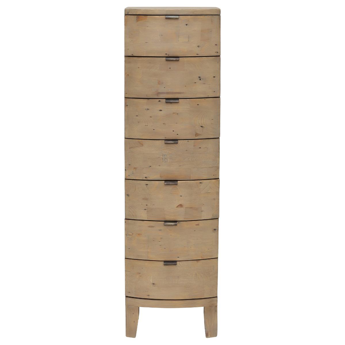 Rye Reclaimed Wood Tall 7 Drawer Chest | Barker & Stonehouse – image 3