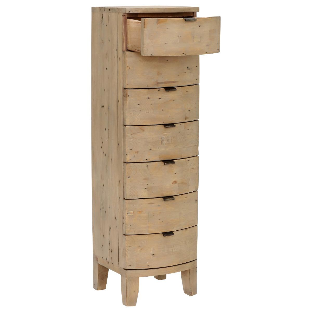 Rye Reclaimed Wood Tall 7 Drawer Chest | Barker & Stonehouse – image 4