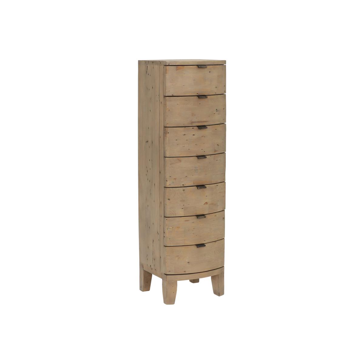 Rye Reclaimed Wood Tall 7 Drawer Chest | Barker & Stonehouse – image 1