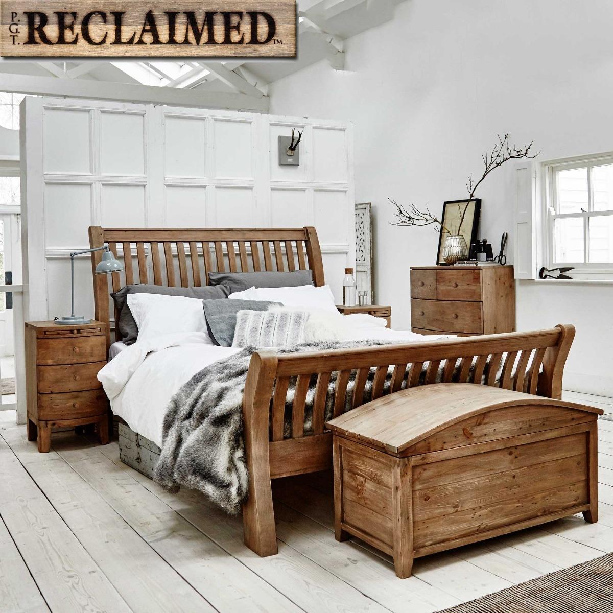 Lewes Reclaimed Wood 4 Drawer Chest, Wheat – image 2