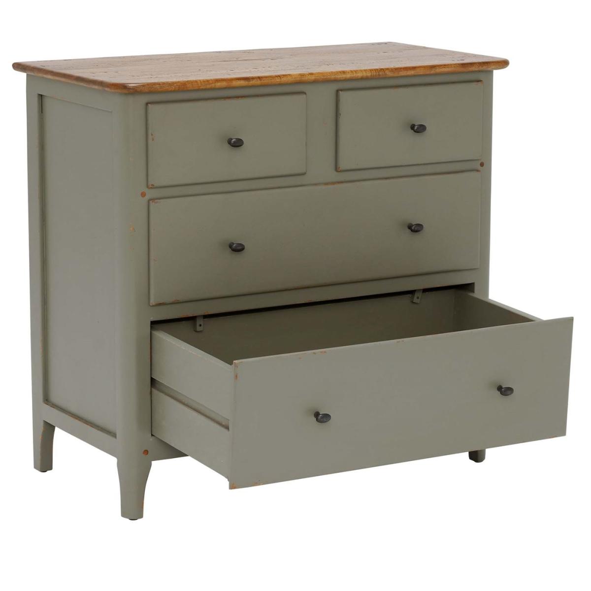 Maison 4 Drawer Chest, Grey Mango Wood | Barker & Stonehouse – image 5