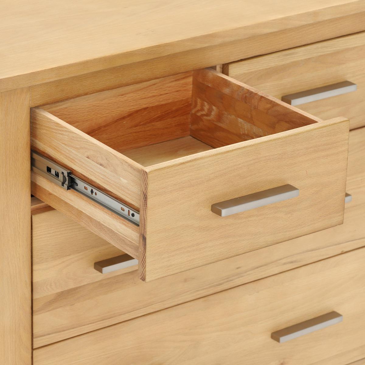 Ibex 2+2 Drawer Chest, Brown Oak Wood | Barker & Stonehouse – image 4