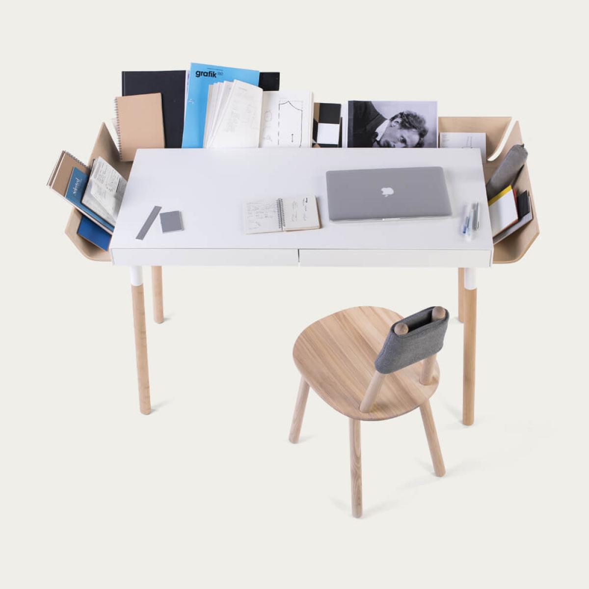Ash 2 Drawer My Writing Desk – image 10