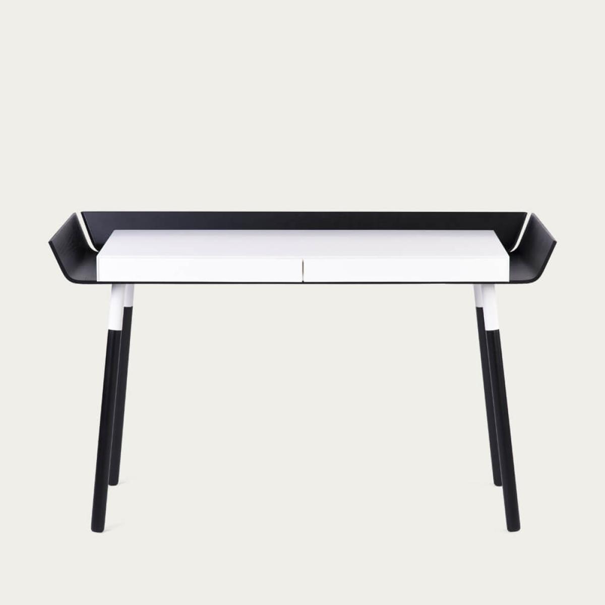 Black 2 Drawer My Writing Desk – image 3