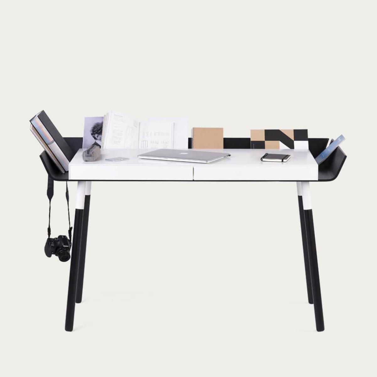 Black 2 Drawer My Writing Desk – image 6