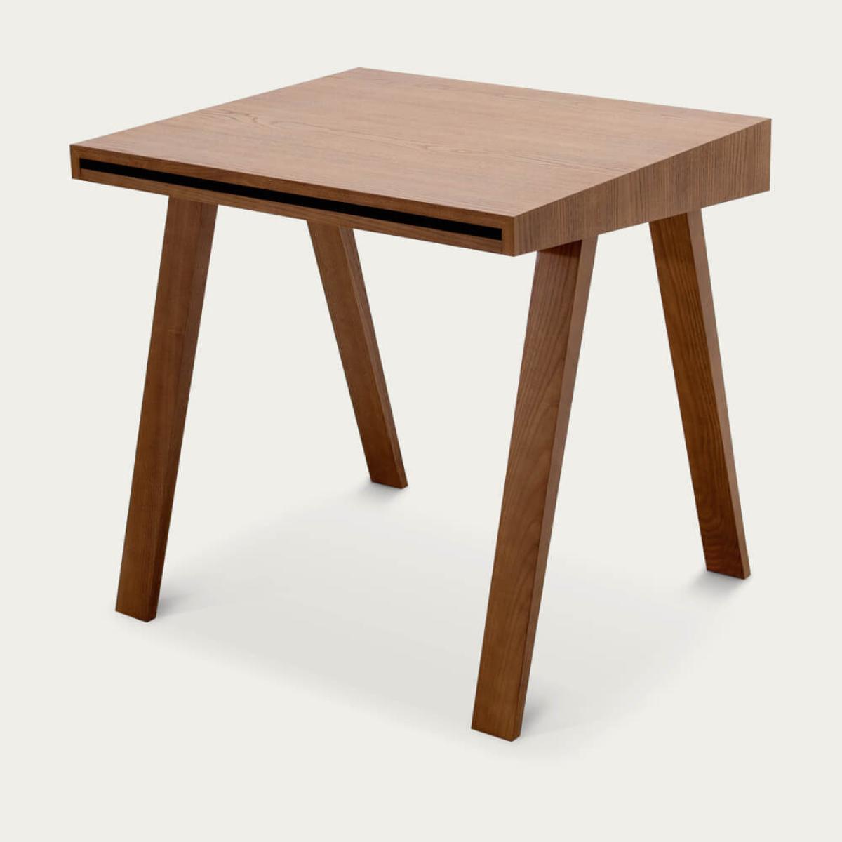 Ash Painted Brown 1 Drawer 4.9 Desk – image 3