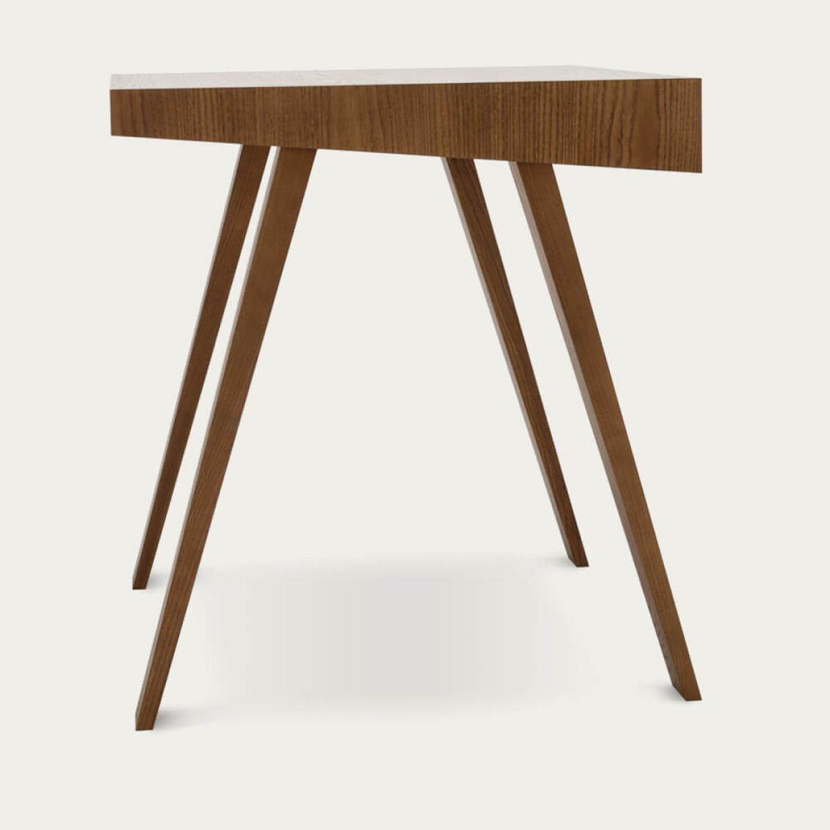 Ash Painted Brown 1 Drawer 4.9 Desk – image 4