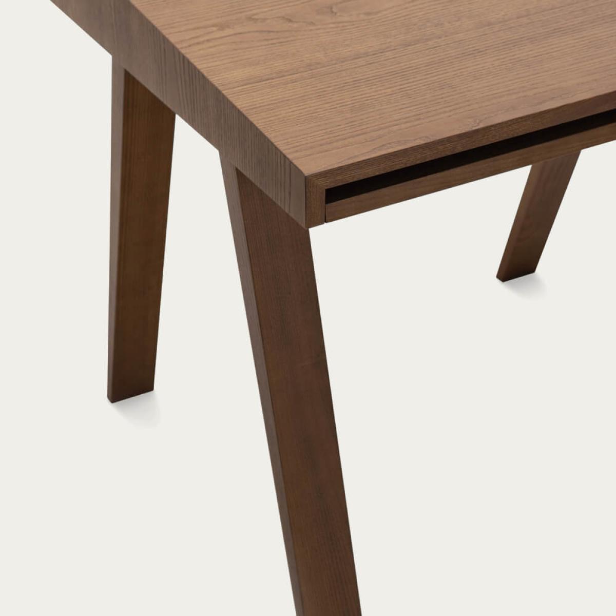 Ash Painted Brown 1 Drawer 4.9 Desk – image 5