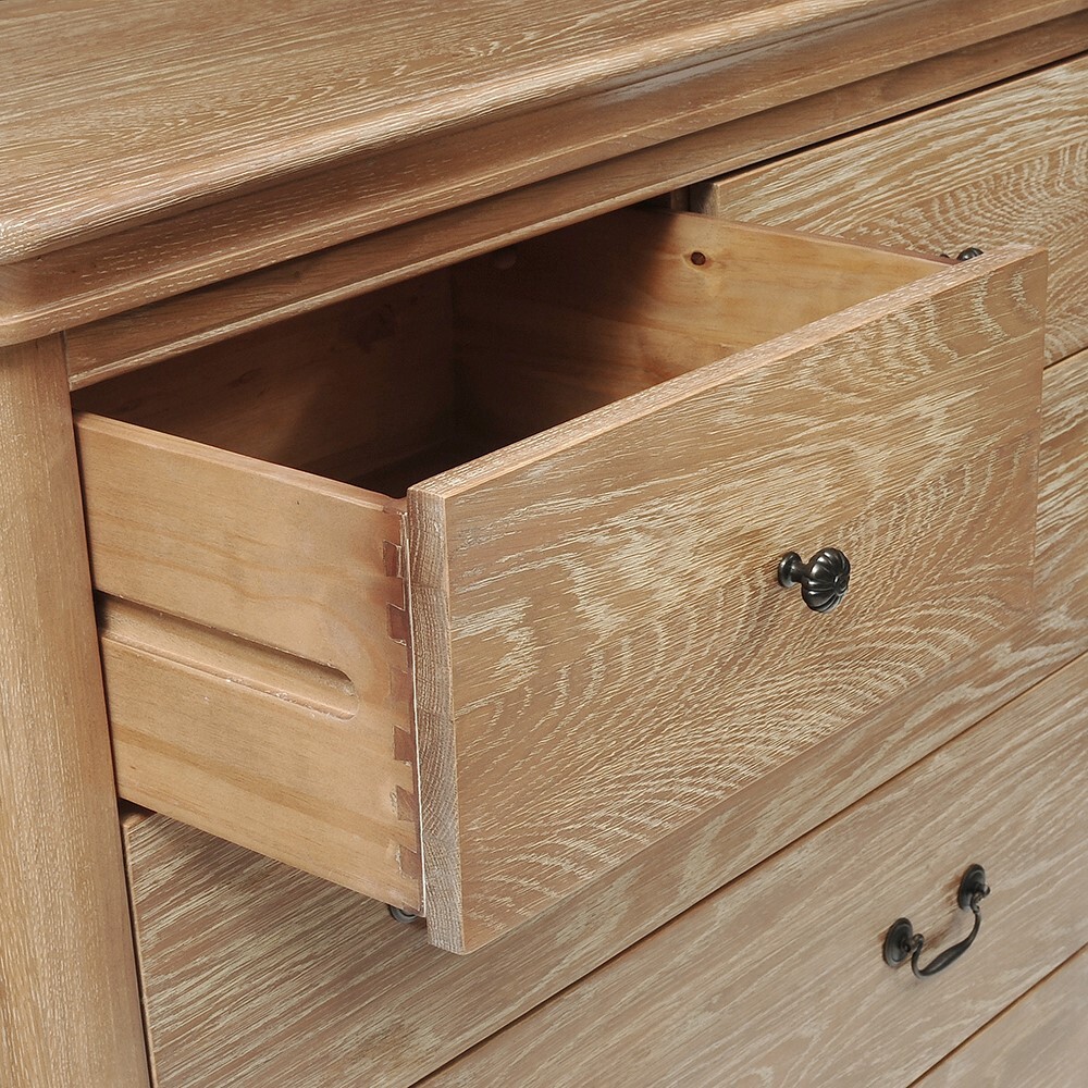 Wickham Washed Oak Chest of Drawers – image 5
