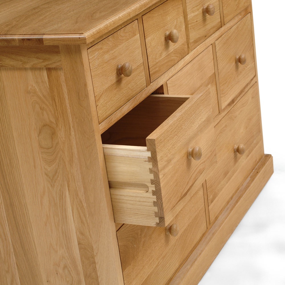 Appleby Oak 9 Drawer Chest – image 5