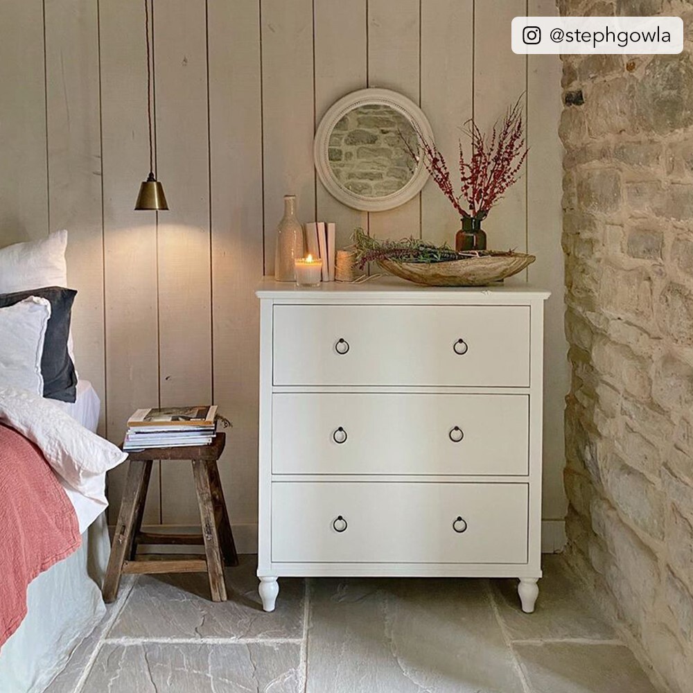 Wilmslow Pale Grey NEW 3 Drawer Chest – image 5