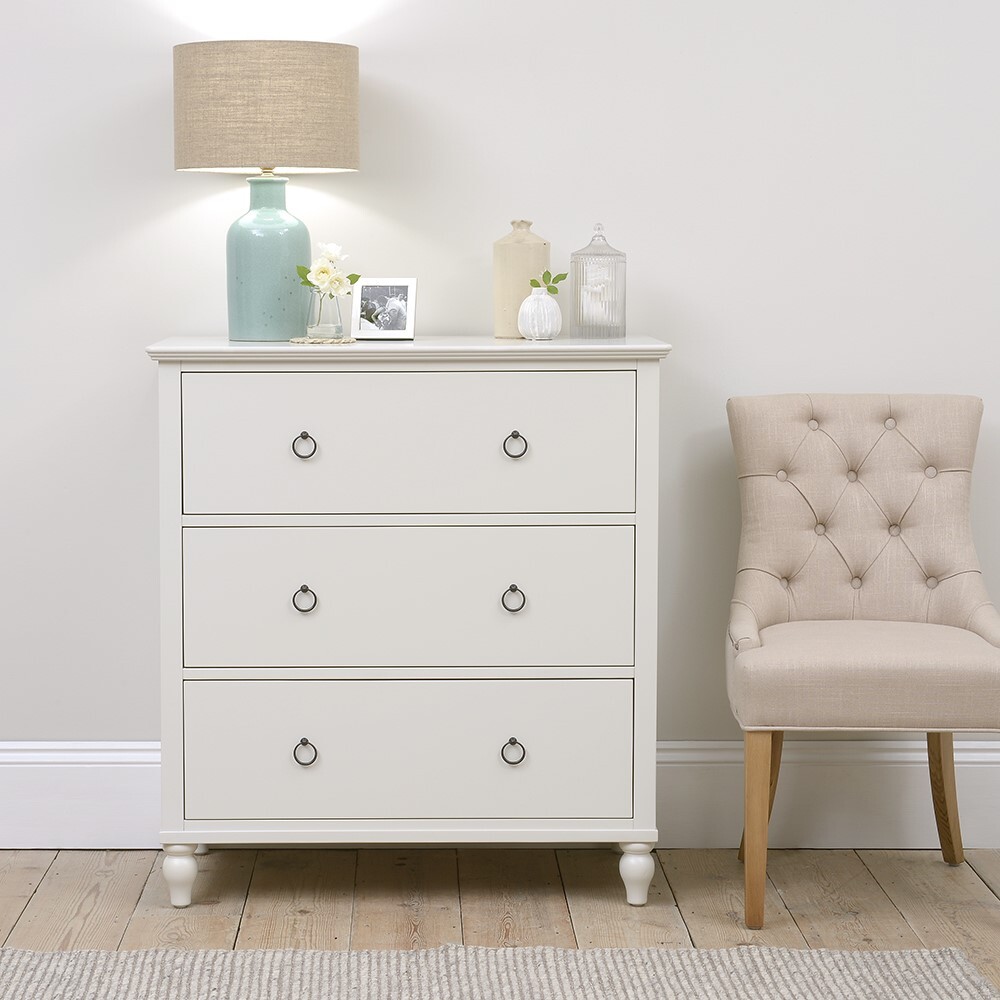 Wilmslow Pale Grey NEW 3 Drawer Chest – image 6