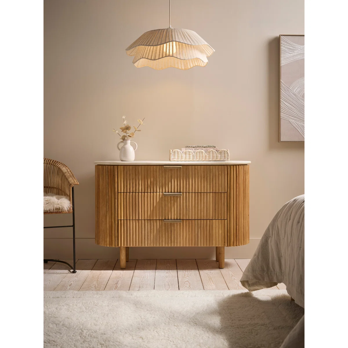 Maeva Fluted Chest Of Drawers – image 2
