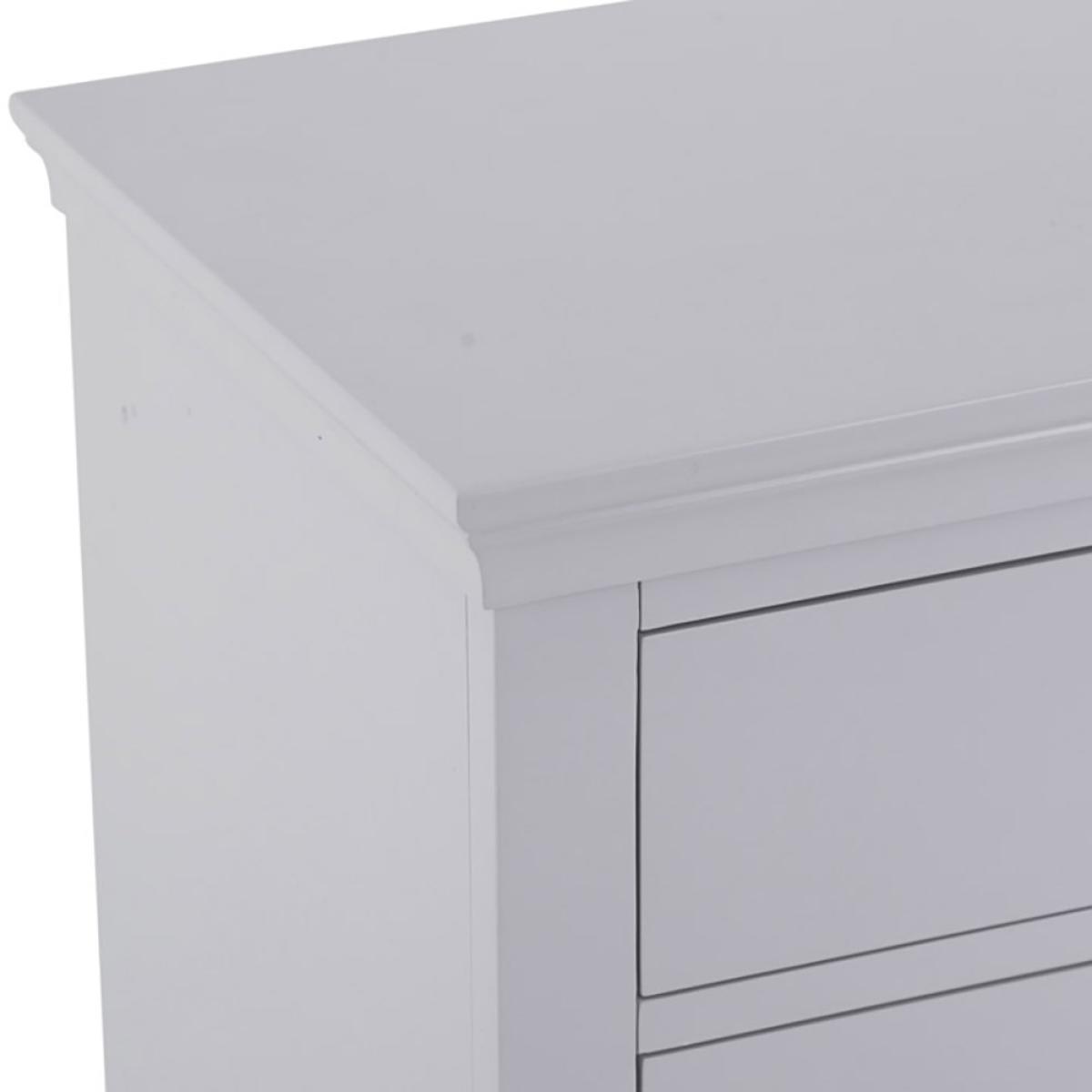 Florence Grey Painted Chest of 6 Drawers – image 4
