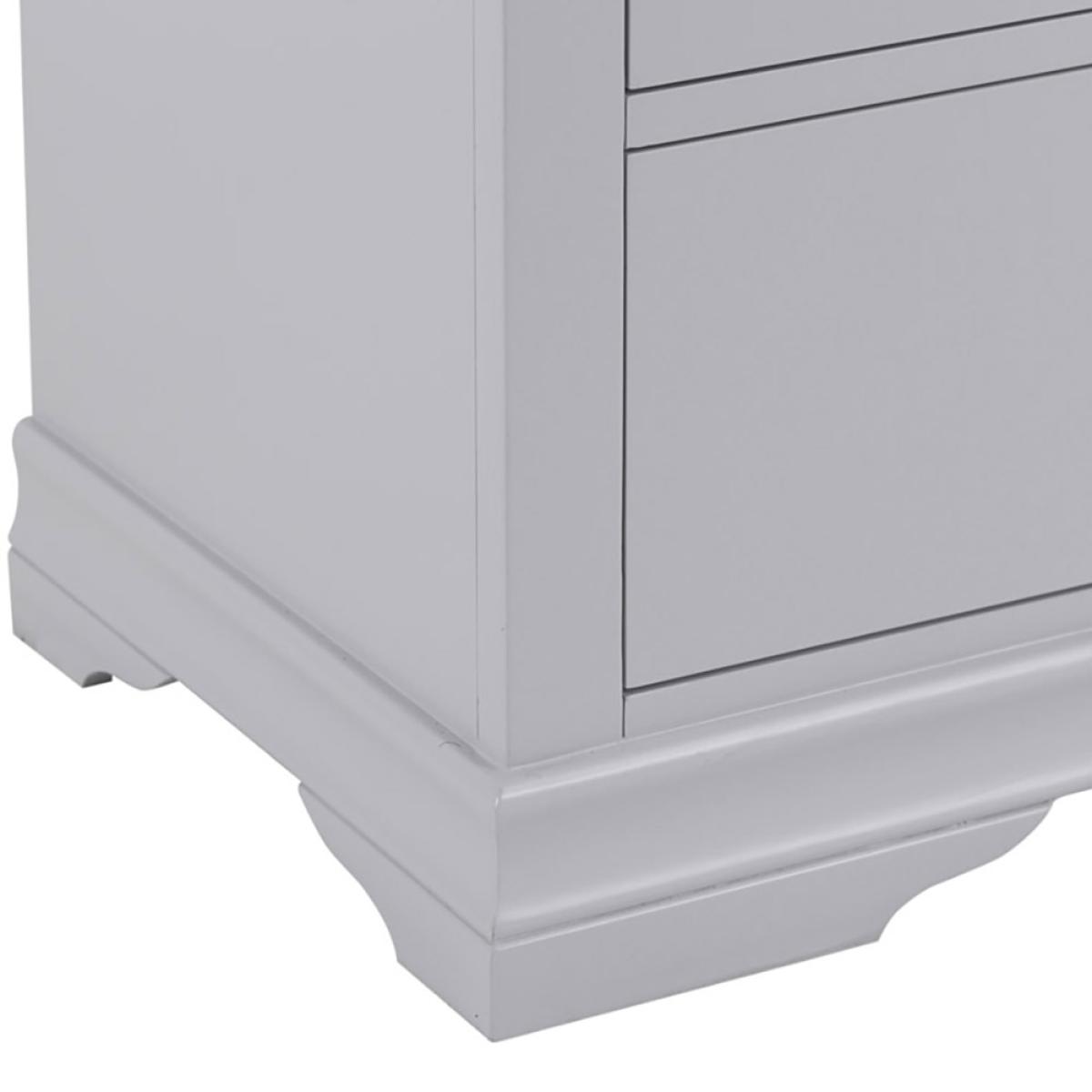 Florence Grey Painted Chest of 6 Drawers – image 5